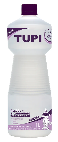 ALCOOL LIQ TUPI 1L BICARBONATO LAVANDA
