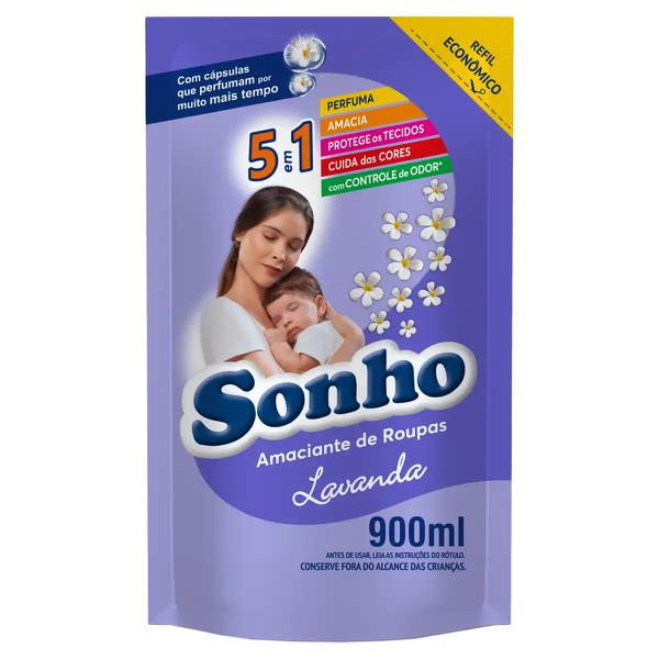 AMAC ROUPA SONHO 900ML LAVANDA  SCH