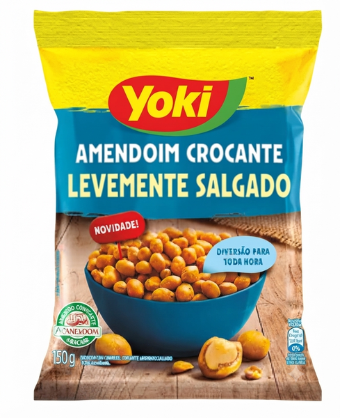 AMENDOIM CROCANTE YOKI LEVEMENT. SALGADO 120G