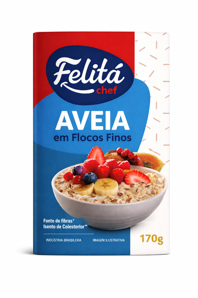AVEIA EM FLOCOS FINO 170G FELITA