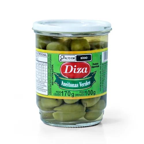 AZEITONA 100G COPO VIDRO DIZA