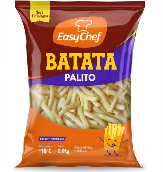 BATATA PALITO PRE FRITA 2KG EASYCHEF