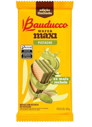 BISC WAFER BAUDUCCO 104G MAXI PISTACHE