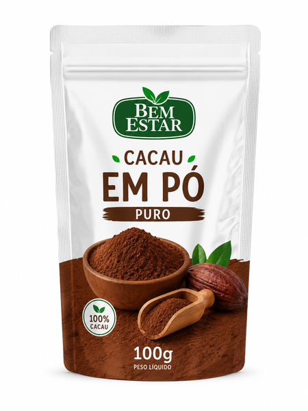 CACAU EM PO 100G PURO BEM ESTAR