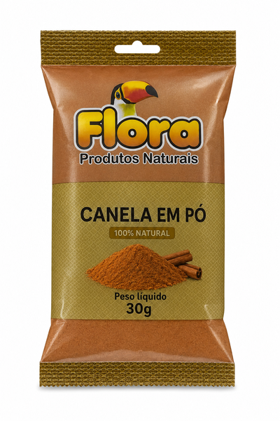 CANELA EM PO FLORA 30G