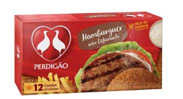 CARNE HAMB 672G PERDIGAO BOV/AVE
