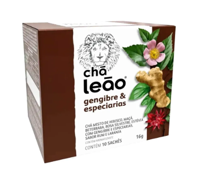 CHA LEAO LEAO 16G GENGIBRE E ESPECIARIAS