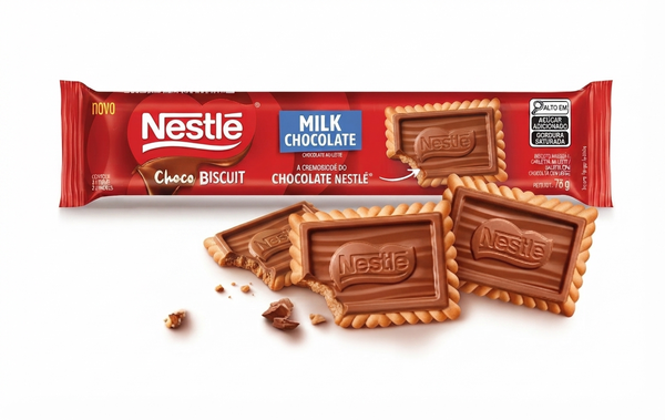CHOCOBISCUIT CHOCOLATE AO LEITE 78G  NESTLE
