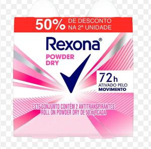DESOD ROLLON C/2 REXONA 50ML POWDER DRY