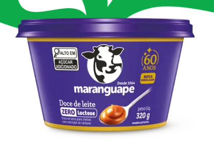 DOCE LEITE 320G MARANGUAPE ZERI LACTOSE
