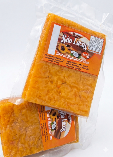 DOCE LEITE MAMAO C/COCO  SAO LUCAS 200G