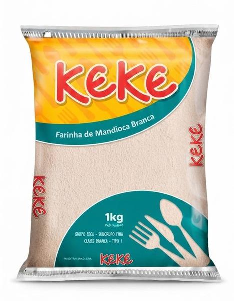 FARINHA BRANCA 1KG KEKE