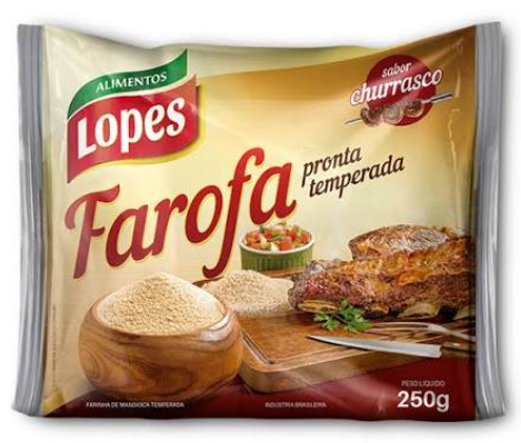 FAROFA PRONTA 250G LOPES CHURRASCO