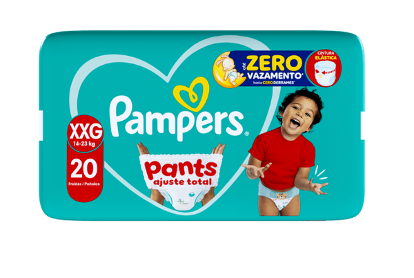 FRALDA DESC PAMPERS PANTS AJUSTE XXG 20 UN