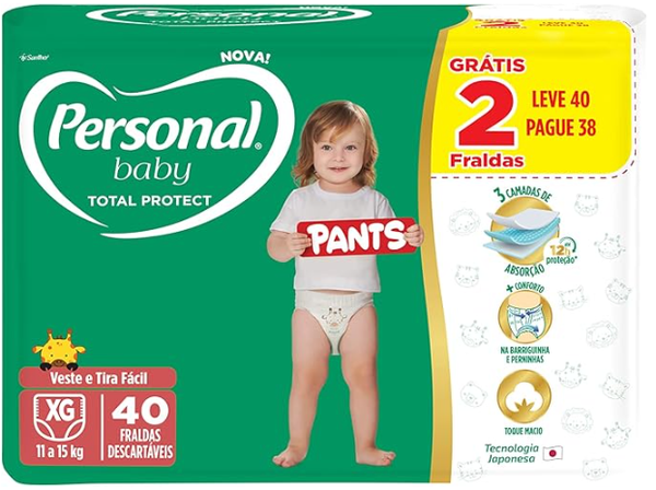 FRALDA DESC PERSONAL PANTS HIPER M