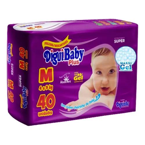FRALDA DESCARTAVEL DIGUIBABY PLUS M 40