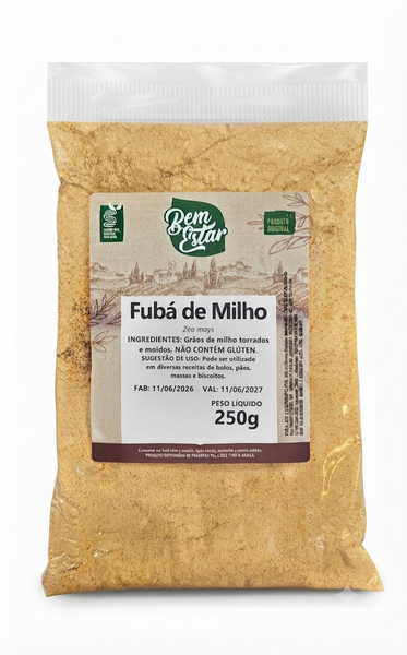 FUBA MILHO 250G BEM ESTAR