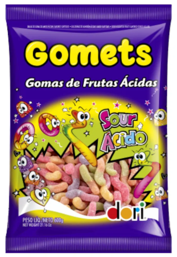 GOMETS GOMA MINHOCA ACIDA 100GR