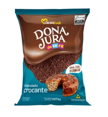 GRANULADO DONA JURA 1KG CHOCOLATE CROCANTE
