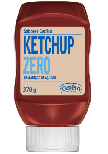 KETCHUP ZERO CEPERA 370G