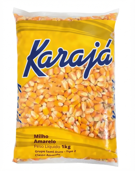 MILHO GRAO 1KG KARAJA