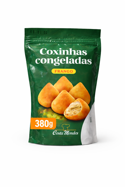 MINI COXINHA FRANGO 380G C/MENDES