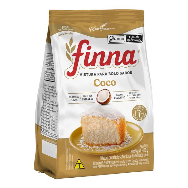 MISTURA BOLO FINNA 400G COCO
