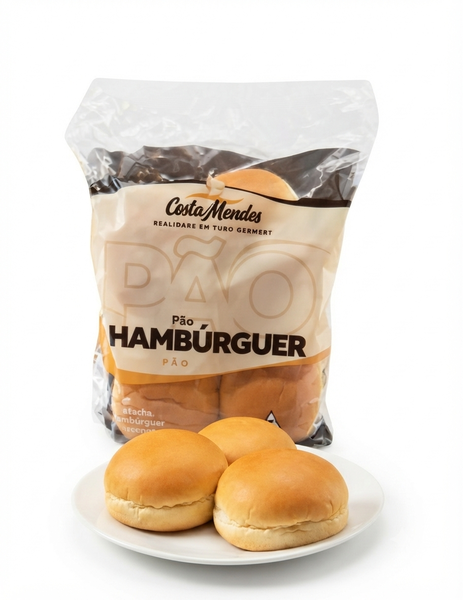 PAO HAMB 400G COSTA MENDES