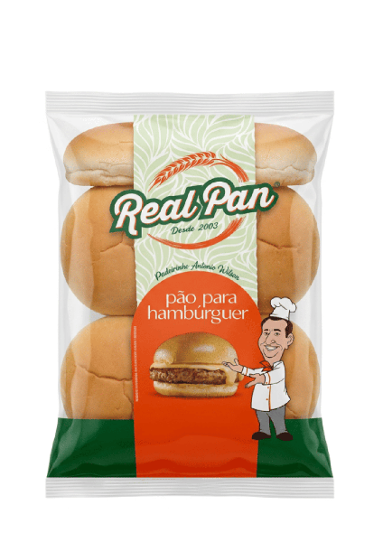 PAO HAMB 400G REAL PAN
