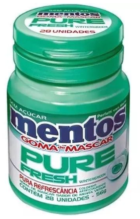 PASTILHA MENTOS 56G WINTERGREEN REFIL