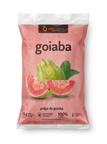 POLPA SABOR NATIVO 1KG GOIABA