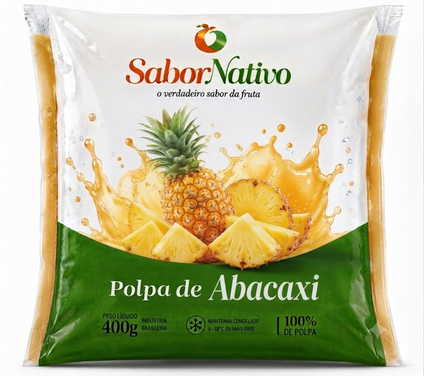 POLPA SABOR NATIVO 400G ABACAXI