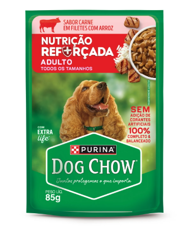 RACAO DOG SHOW 85G SCH CARNE ARROZ