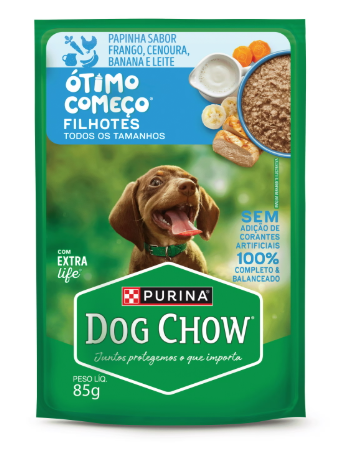 RACAO DOG SHOW 85G SCH PAPINHA DE BANANA