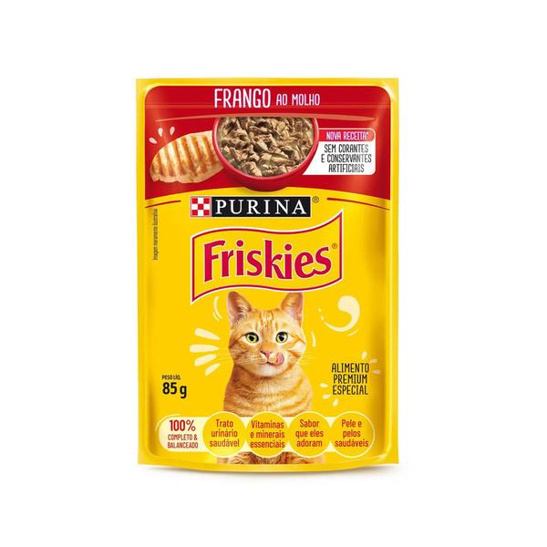 RACAO FRISKIES 85G SACHET FRANGO AO MOLHO