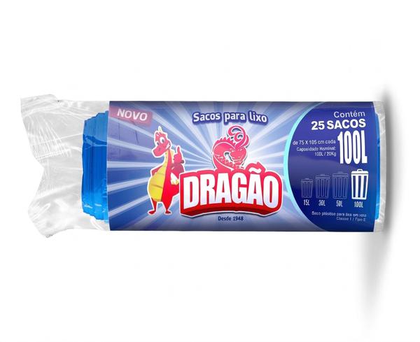 SACO LIXO 100L DRAGAO