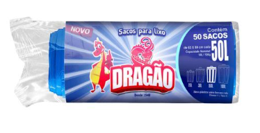 SACO LIXO 50L DRAGAO
