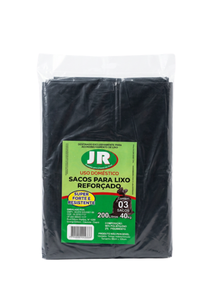 SACO LIXO JR REFORCADO 200L