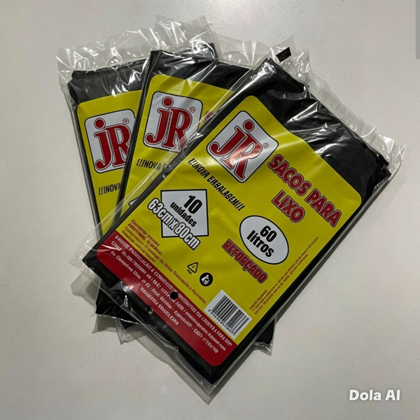 SACO LIXO JR REFORCADO 60L