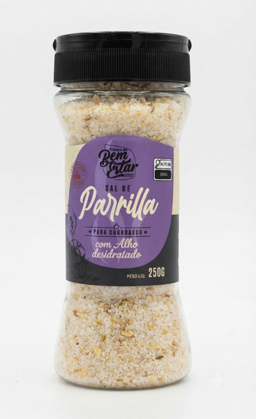 SAL PARRILLA C/ALHO 250G BEM ESTAR