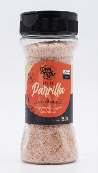 SAL PARRILLA C/PIMENTA CAYENA 250G BEM ESTAR POTE