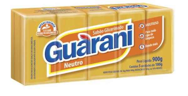 SB TABLETE GUARANI GLICERINADO 160G NEUTRO