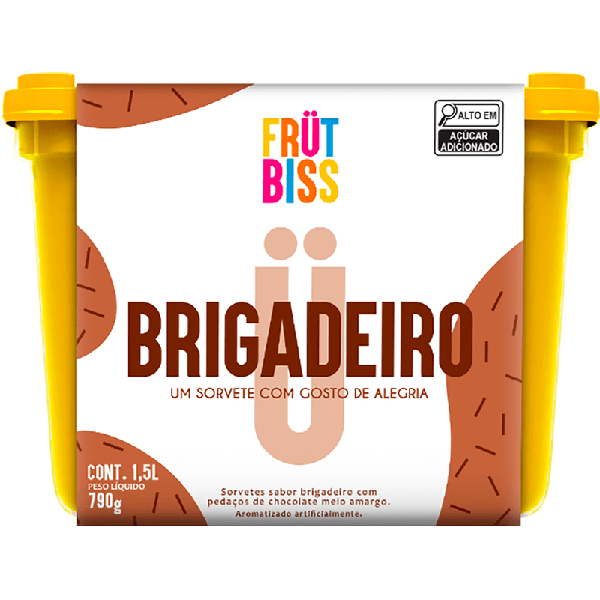 SORVETE FRUT BISS 1,5L BRIGADEIRO