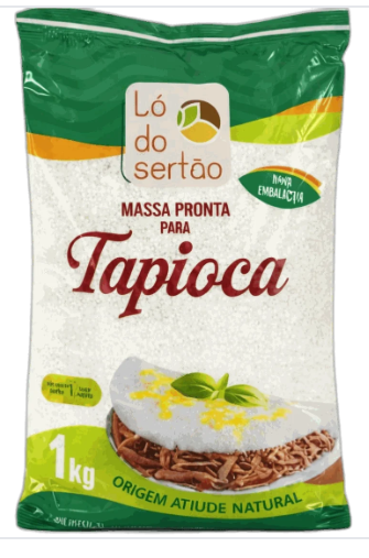 TAPIOCA PRONTA 1KG LA  DO SERTAO