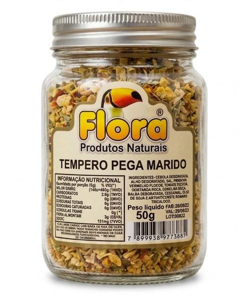 TEMPERO PEGA MARIDO 50G POTE FLORA