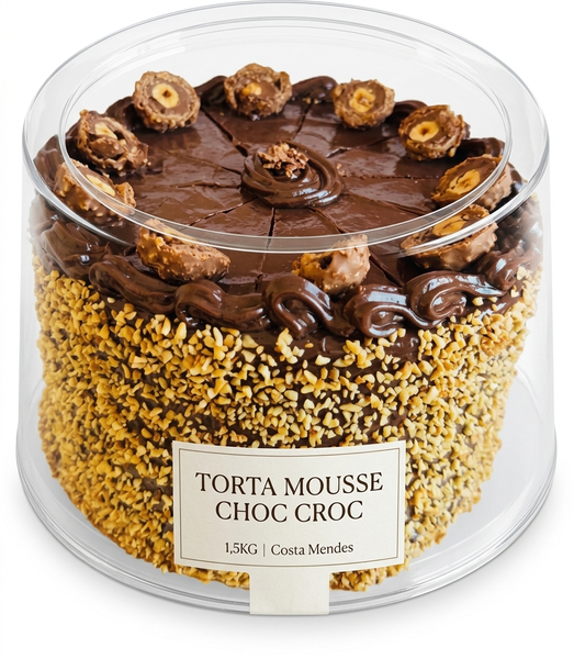 TORTA MOUSSE CHOC CROC 1,5KG UND COSTA MENDES