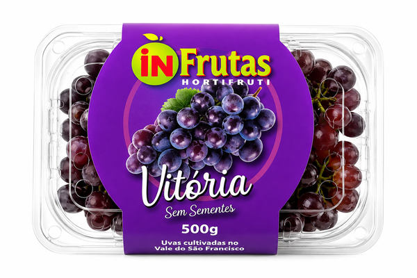 UVA ROXA VITORIA S/SEMENTE 500G