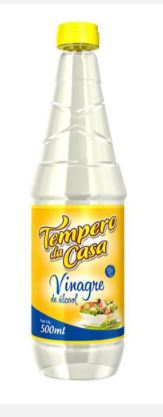 VINAGRE 500ML BOM DA CASA ALCOOL