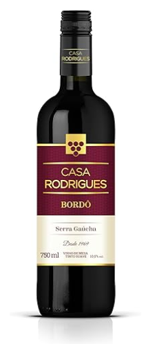 VINHO CASA RODRIGUES TINTO SUAVE 750ML