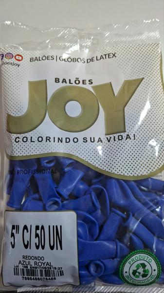 BALÃO 5 AZUL ROYAL C/50 REDONDO